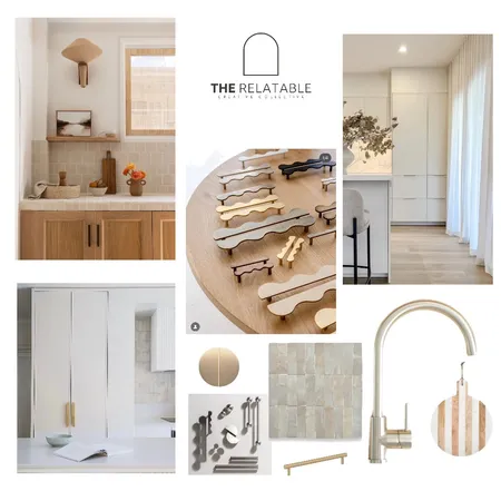 Kitchen Hardware Interior Design Mood Board by The Relatable Creative Collective on Style Sourcebook