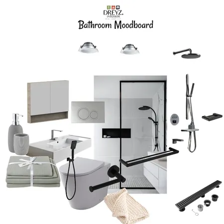 Master Bathroom mood board by Derick Asiimwe Interior Design Mood Board by Derick Asiimwe on Style Sourcebook