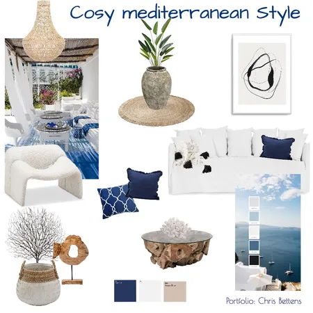Cosy meditterean style Interior Design Mood Board by Chris.B on Style Sourcebook