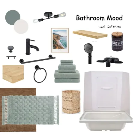 Camper Bathroom Mood Interior Design Mood Board by Lani Interiors on Style Sourcebook