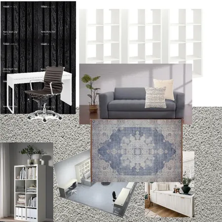 Media Room with Accent Wall Interior Design Mood Board by L7 on Style Sourcebook