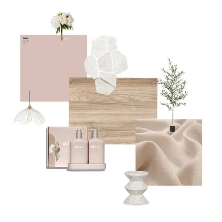 A Touch of Pink Interior Design Mood Board by Scarlett Living Interiors on Style Sourcebook