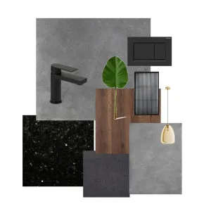 dark themed bathroom, dressing Interior Design Mood Board by guntimegha on Style Sourcebook