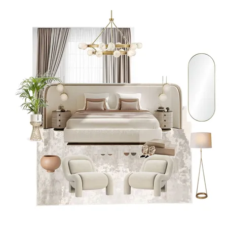 bedroom 1 Interior Design Mood Board by Arch alaa on Style Sourcebook