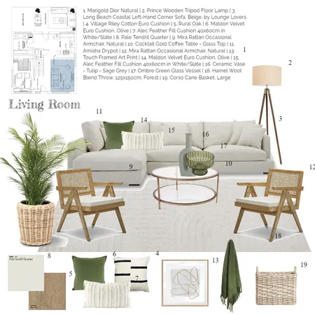 Module 9 Livingroom Interior Design Mood Board by mmeredith on Style Sourcebook
