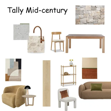 Mid Century Extension selections and furniture Interior Design Mood Board by Connected Space Styling on Style Sourcebook