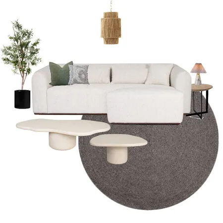 ROUND RUG LIVING Interior Design Mood Board by Tallira | The Rug Collection on Style Sourcebook