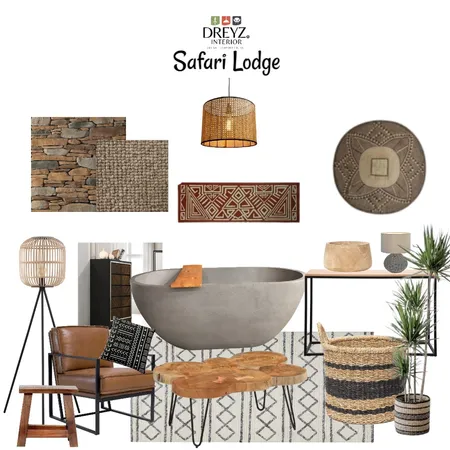 Safari Lodge Moodboard Interior Design Mood Board by Derick Asiimwe on Style Sourcebook