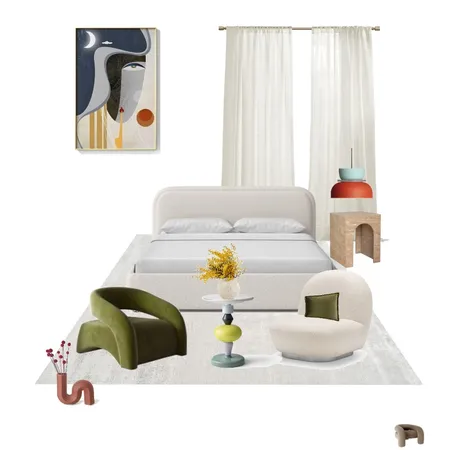 bedroom 2 Interior Design Mood Board by Arch alaa on Style Sourcebook