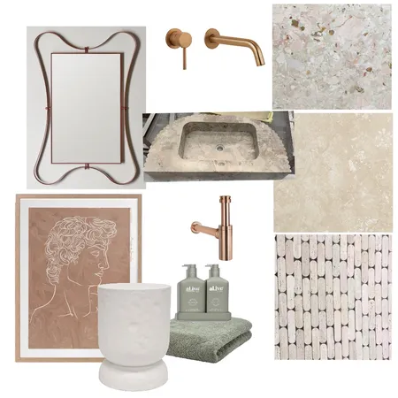Solara - Powder Room down stairs Interior Design Mood Board by Sage & Cove on Style Sourcebook