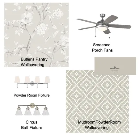 FREEMAN ADD LIGHTING AND WALLPAPER Interior Design Mood Board by lindaphillipsdesign@gmail.com on Style Sourcebook
