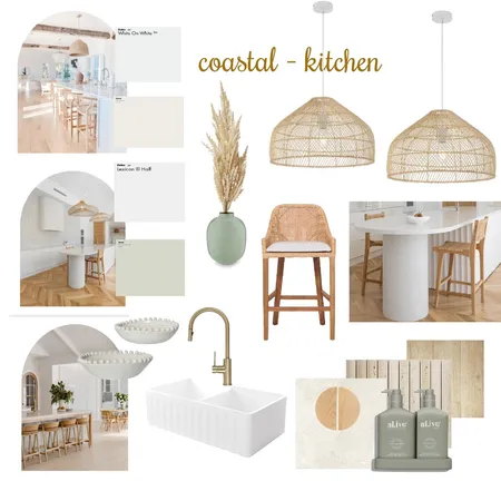 Coastal Kitchen Interior Design Mood Board by sarahbellinteriors on Style Sourcebook