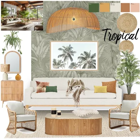 Tropical Interior Design Mood Board by shuraa on Style Sourcebook