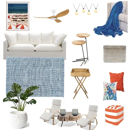 Family friendly indoor/outdoor room Interior Design Mood Board by Land of OS Designs on Style Sourcebook