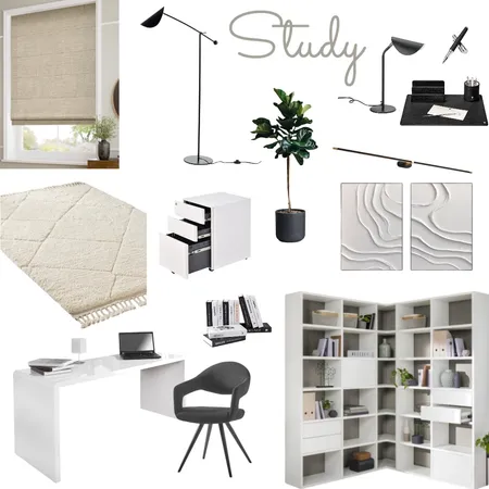 Study / Office Interior Design Mood Board by Antonia2208 on Style Sourcebook