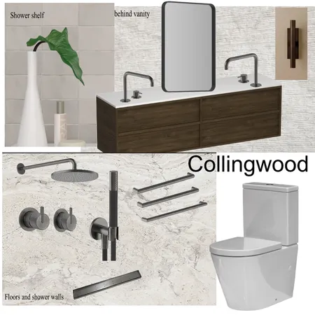 Collingwood Bathroom Interior Design Mood Board by phillylyusdesign on Style Sourcebook