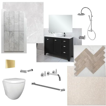 Bathroom 1 Interior Design Mood Board by The Flipping Co on Style Sourcebook