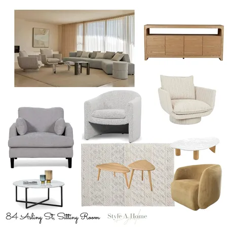 Asling St Sitting Room Interior Design Mood Board by Styleahome on Style Sourcebook