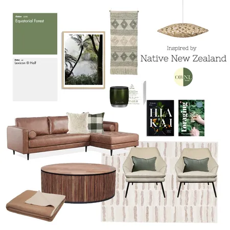 Inspired by Native New Zealand Interior Design Mood Board by OBNL design on Style Sourcebook