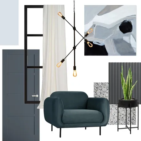 blue Interior Design Mood Board by CamiCatt on Style Sourcebook