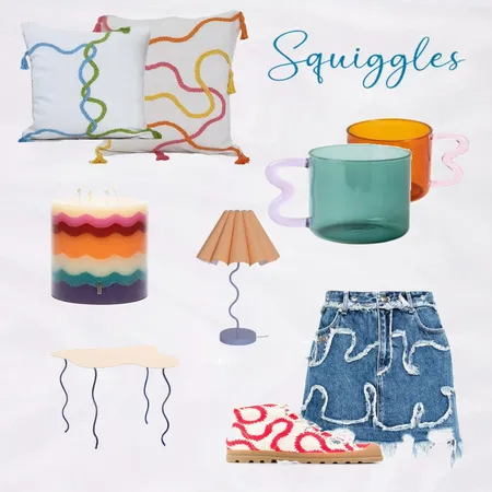 Squiggles Interior Design Mood Board by Arges Studio on Style Sourcebook