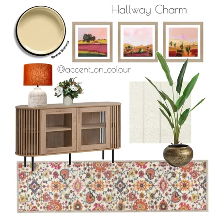 Hallway Charm Interior Design Mood Board by Accent on Colour on Style Sourcebook