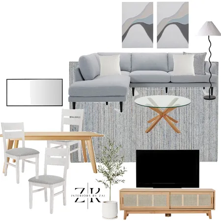 Modern coastal living Interior Design Mood Board by Interiors By Zai on Style Sourcebook