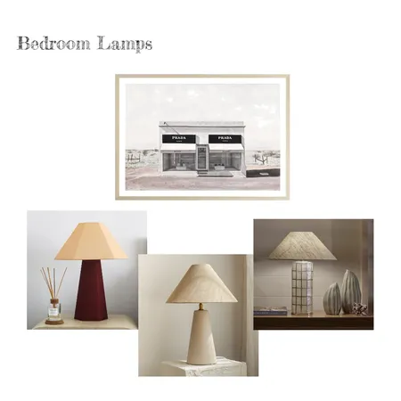 Bedroom Lamps Interior Design Mood Board by Lisa Crema Interiors and Styling on Style Sourcebook