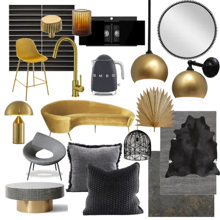 Luxe B&G Interior Design Mood Board by Mod McDonald on Style Sourcebook