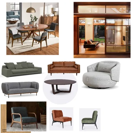 Mid century modern style Interior Design Mood Board by Cocoon_me on Style Sourcebook