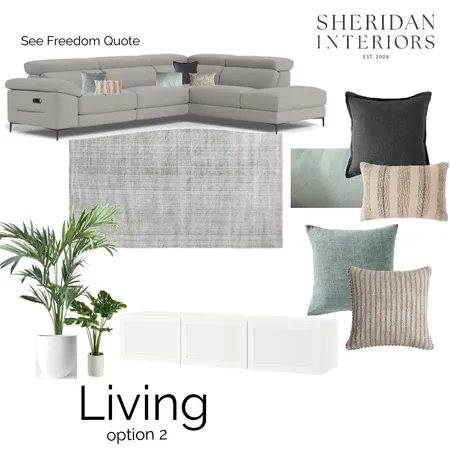 BAKER - Living opt 2 Interior Design Mood Board by Sheridan Interiors on Style Sourcebook