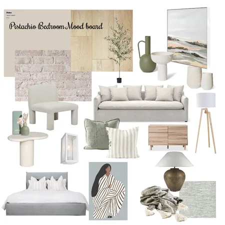 Pistachio bedroom mood board Interior Design Mood Board by Hatun_Bamaroof on Style Sourcebook