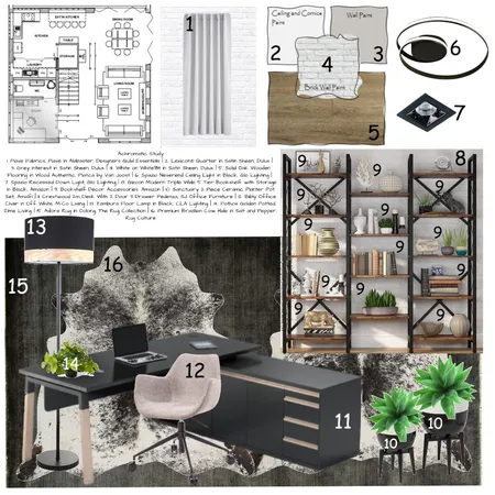 Module 9 - Study Interior Design Mood Board by MP Farquhar on Style Sourcebook