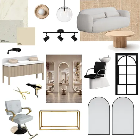 HAIRDRESSER Interior Design Mood Board by elenhkat on Style Sourcebook