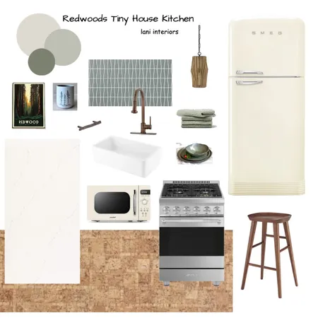 Redwoods Tiny House Kitchen Interior Design Mood Board by Lani Interiors on Style Sourcebook