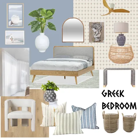 Greek bedroom Interior Design Mood Board by Maital Olentuch on Style Sourcebook