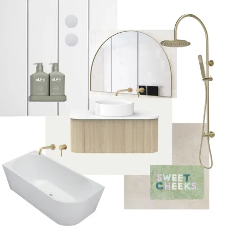 Kids Bathroom Interior Design Mood Board by Villa Ta Lumi on Style Sourcebook