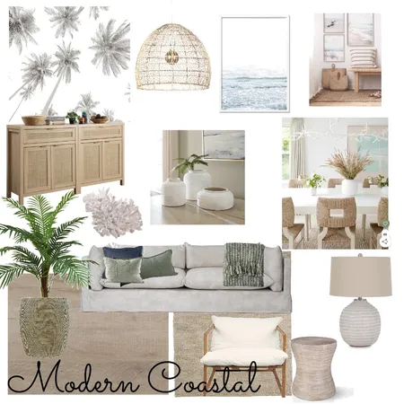 Assignment 6 Modern Coastal Interior Design Mood Board by Bronwyn's Designs on Style Sourcebook