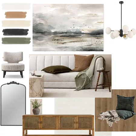 Modern Country Living room Interior Design Mood Board by Styled by Jo on Style Sourcebook