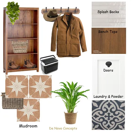 Duncan Mudroom Interior Design Mood Board by De Novo Concepts on Style Sourcebook