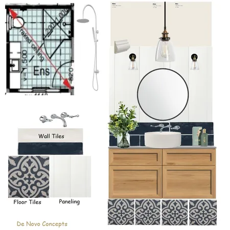 Duncan master bathroom Interior Design Mood Board by De Novo Concepts on Style Sourcebook