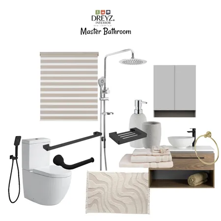 Master Bathroom Interior Design Mood Board by Derick Asiimwe on Style Sourcebook