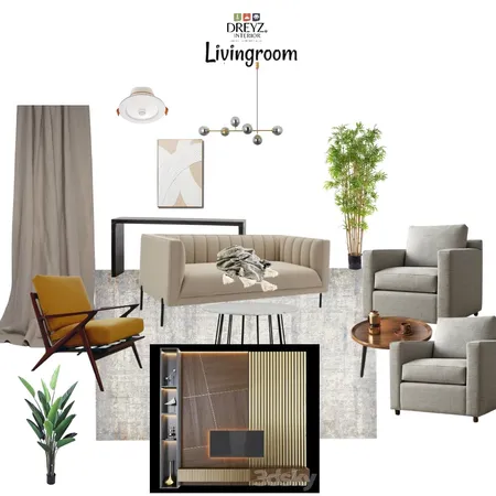 LivingRoom Moodboard Interior Design Mood Board by Derick Asiimwe on Style Sourcebook