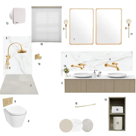 bathroom Interior Design Mood Board by galldavidovitch@gmail.com on Style Sourcebook