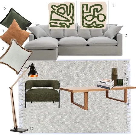 Nicky Living Room #1 Interior Design Mood Board by Lacey e Kerr on Style Sourcebook