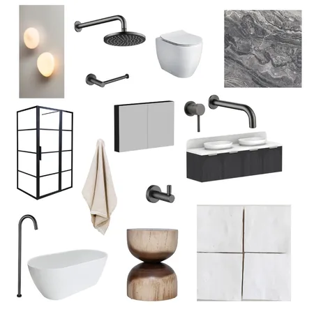 bathroom mood board Interior Design Mood Board by LozAndel on Style Sourcebook