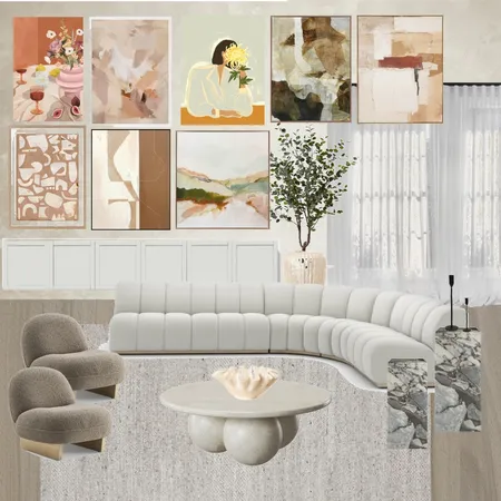 Lounge artwork Interior Design Mood Board by Cara.MaisonEdited on Style Sourcebook