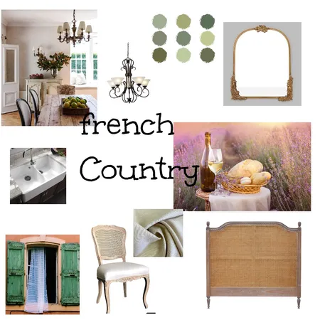 Module 7 French country style Interior Design Mood Board by Catharina Storer on Style Sourcebook
