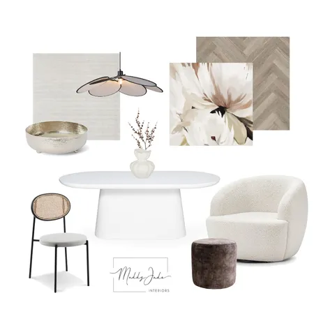 InspiredByComp - Dining room - Japandi Estate Interior Design Mood Board by Maddy Jade Interiors on Style Sourcebook