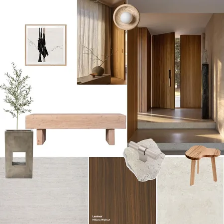 Japandi Entrance Interior Design Mood Board by Servini Studio on Style Sourcebook